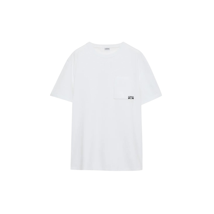 로에베 Anagram Pocket Cotton 반팔 티셔츠