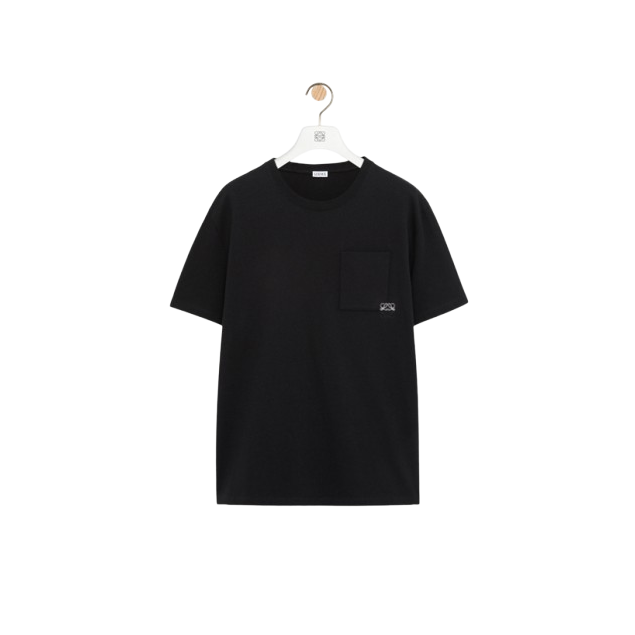 로에베 Anagram Pocket Cotton 반팔 티셔츠