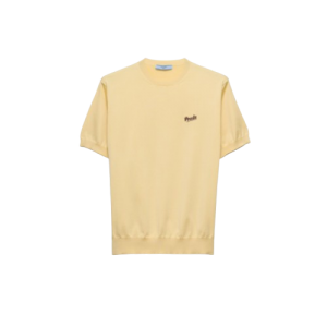 프라다 Silk crew-neck sweater 반팔 티셔츠