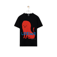 로에베 Regular fit cotton 반팔 티셔츠