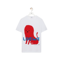 로에베 Regular fit cotton 반팔 티셔츠