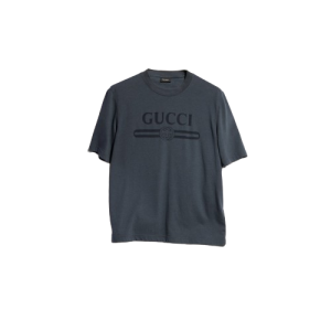 구찌 Cotton jersey devoré detail 반팔 티셔츠
