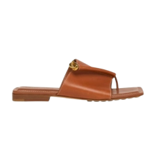보테가베네타 Leather Knot Flat 샌들
