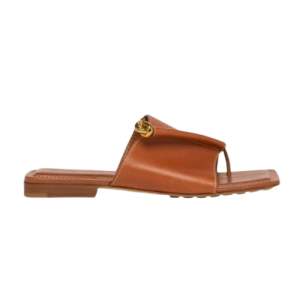 보테가베네타 Leather Knot Flat 샌들
