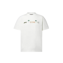 루이비통 LV x 다즐링 리미티드 엠브로이더드 크루넥 반팔 티셔츠
