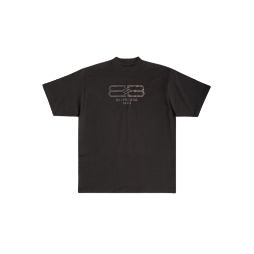발렌시아가 BB Paris Strass 반팔 티셔츠